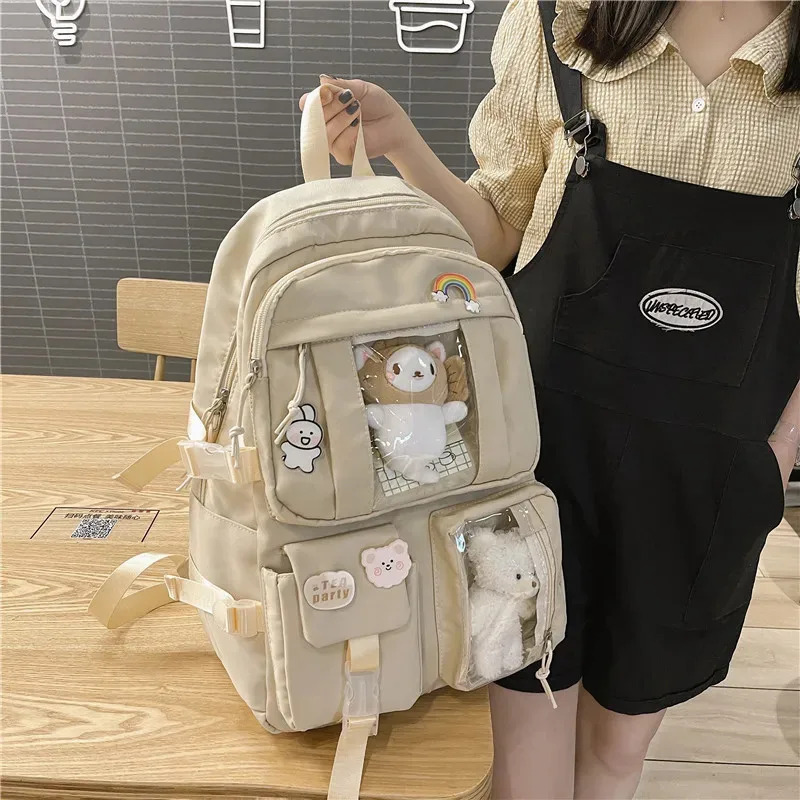 Cute Unique Girl's Backpack with Large Capacity for Students