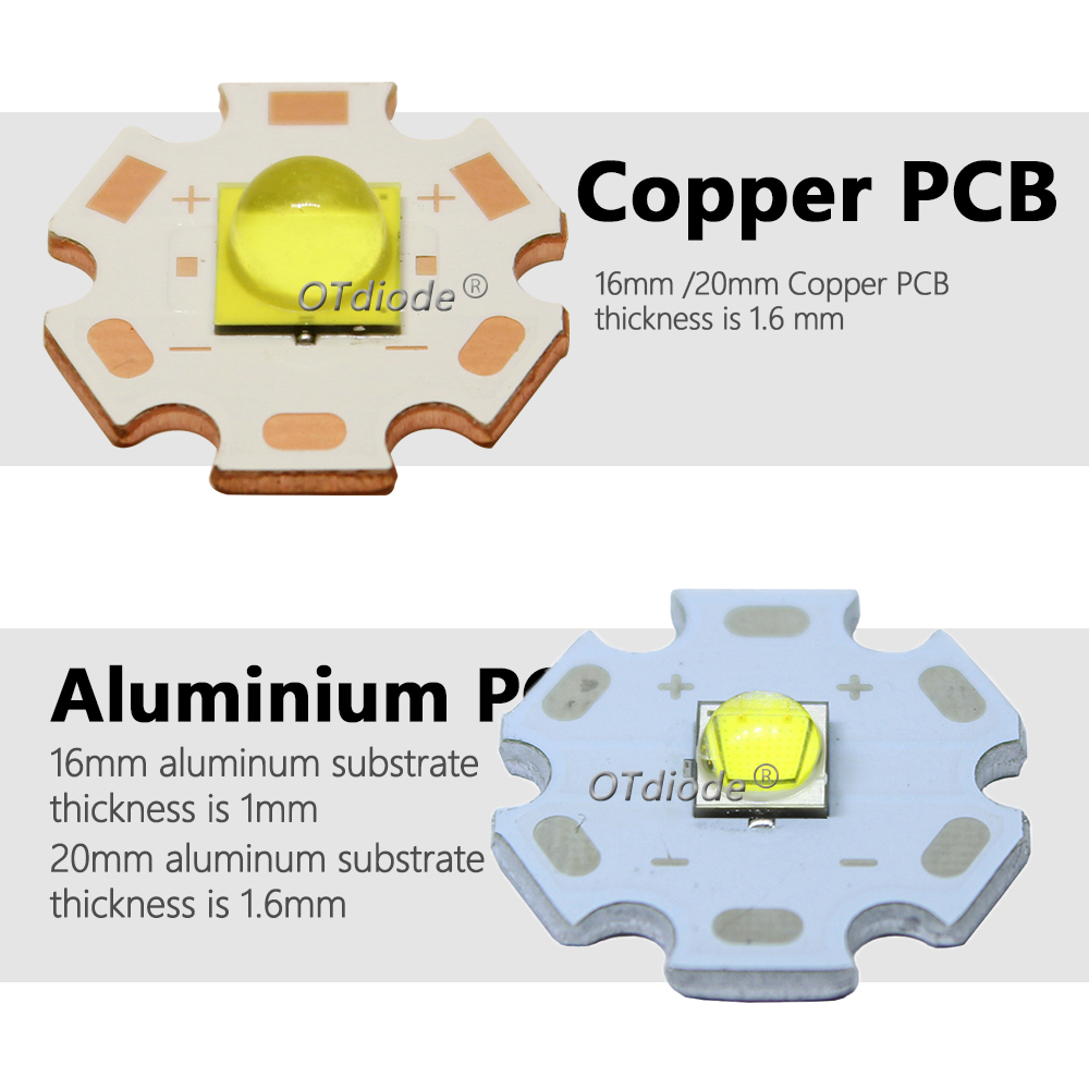 LED Chip Beads DC3V/6V/12V/24V 3W XPE 5W XPG2 10W XML2 T6 20W XHP50/70 36W XHP90 72W XHP110 3A 6A 9A 10A 24A For Flashlight Lamp