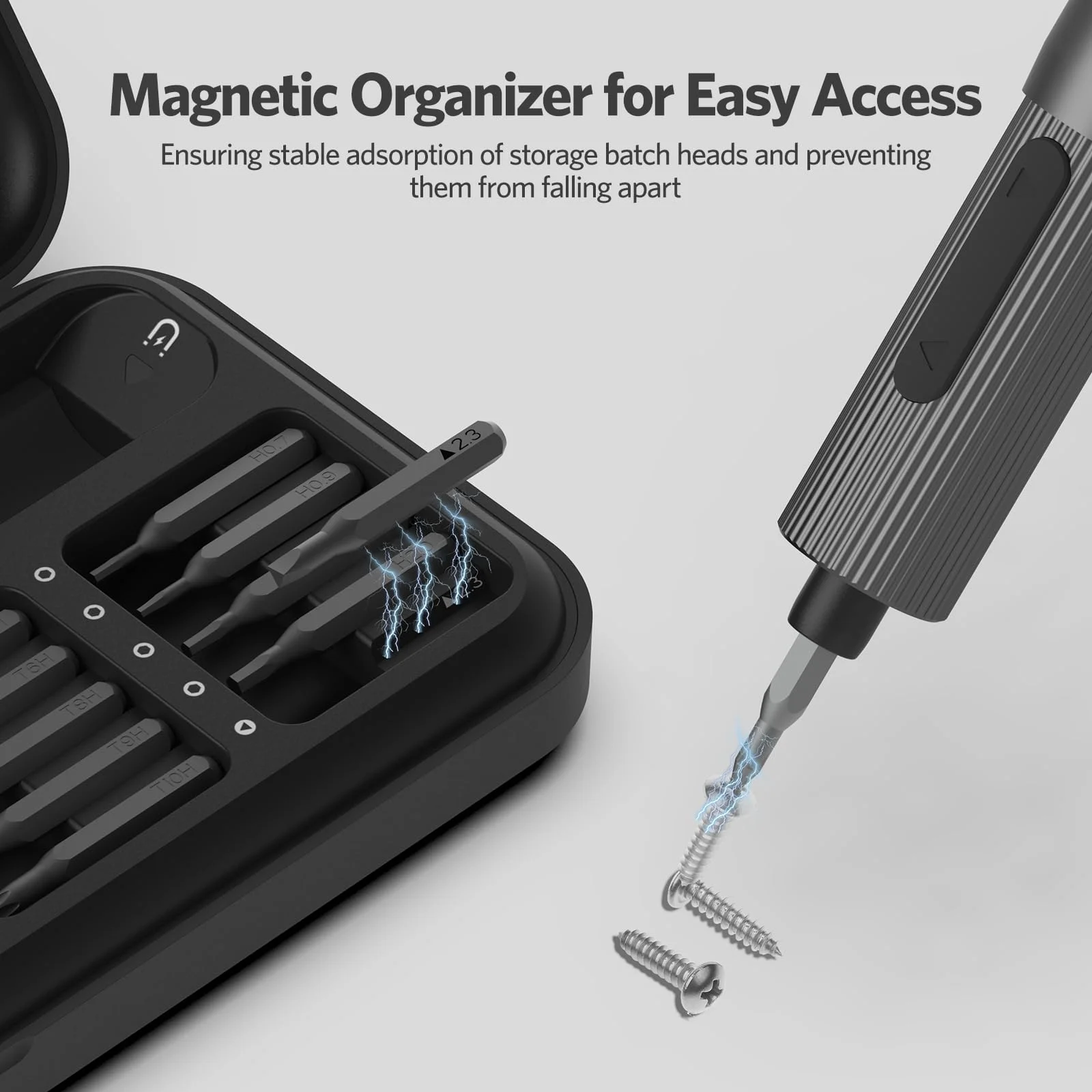 Electric Screwdriver Set For Cell Phones Repair USB Rechargeable Multi-speed Adjustment Multifunctional DIY Tools Kit Bit Manual