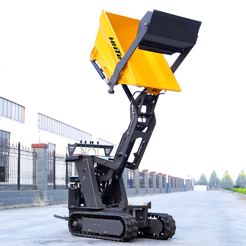Mountain slope use mini crawler dumper 800kg dumper mini dumper diesel self-loading mini dumpers Customized