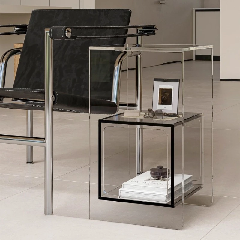 Mesa de cabeceira quarto café mesas canto lateral moderna mesa café sala estar acrílico café móveis salontafel mhkfz
