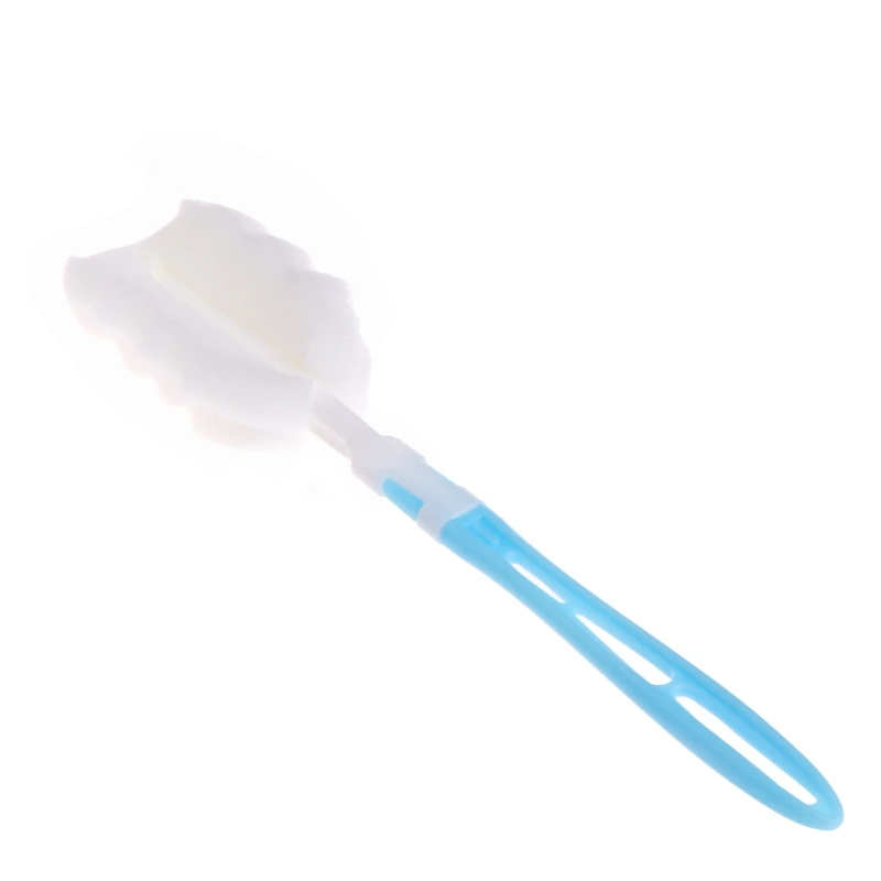 Bình Xốp Bàn Chải Xoay 360 Độ Núm Vú Giả Cho Bé Cốc Làm Sạch Núm Vú Bộ Bàn Chải Cầm Tay Mềm Mại Cho Đầu Thực Phẩm