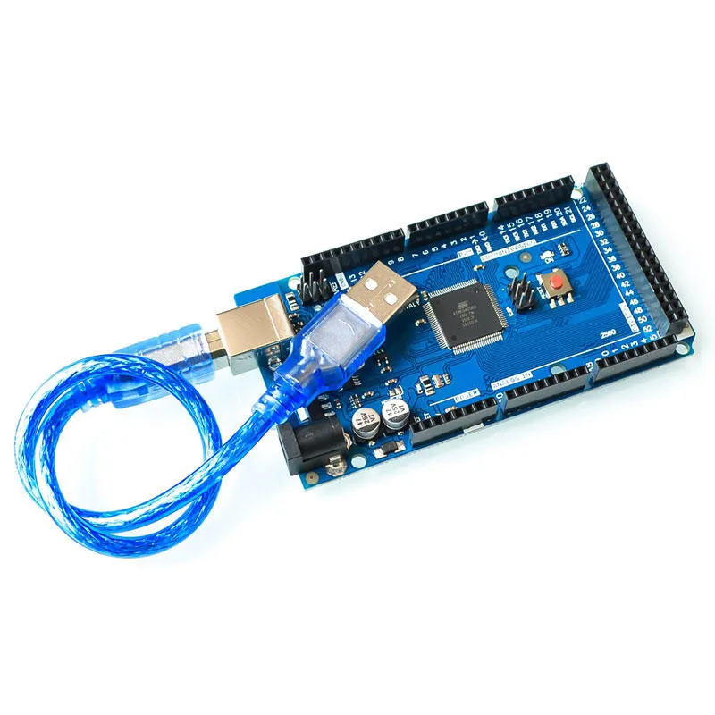 MEGA2560 MEGA 2560 R3 (ATmega2560-16AU CH340G) Placa de desarrollo USB AVR MEGA2560 PRO para placa de expansión Arduino Kit DIY