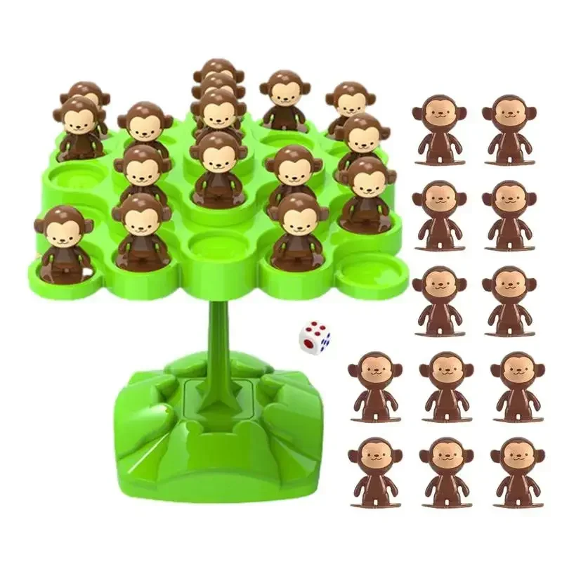 Monkey Balance Tree Focus equilibrio entrenamiento juguetes para niños serie de música plegable juego de mesa interactivo para padres e hijos
