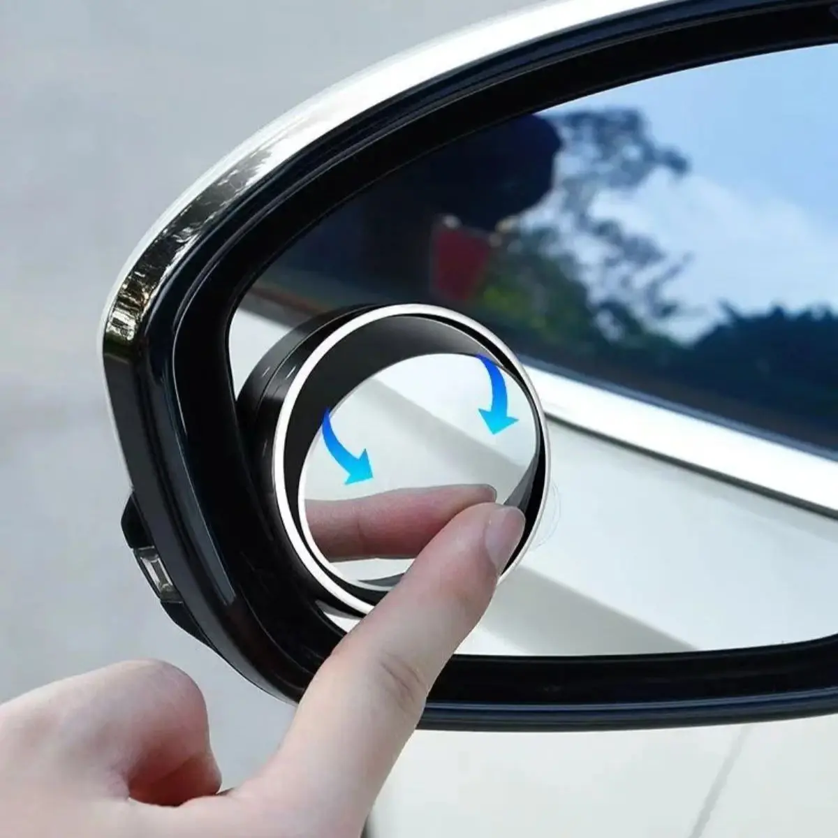 Hoge kwaliteit Auto Achteruitkijkspiegel Kleine Ronde Spiegel High-definition Extra groothoek Spiegel Bolle Oppervlak anti-stun