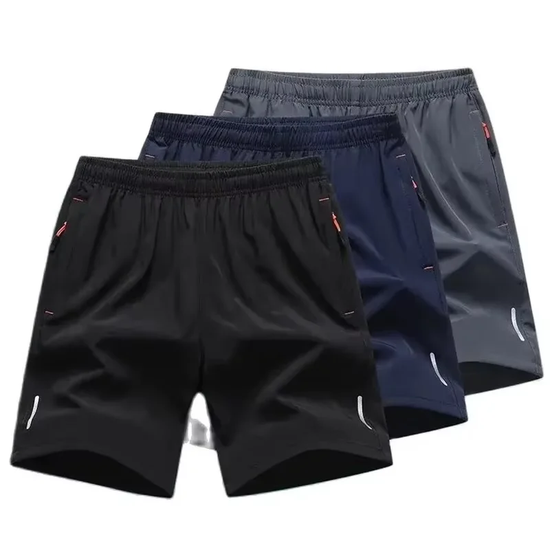 Pantalones cortos para pantalones casuales populares para hombres, pantalones de seda helada para hombres, pantalones casuales deportivos, pantalones de moda de alta calidad, pantalones de secado rápido,