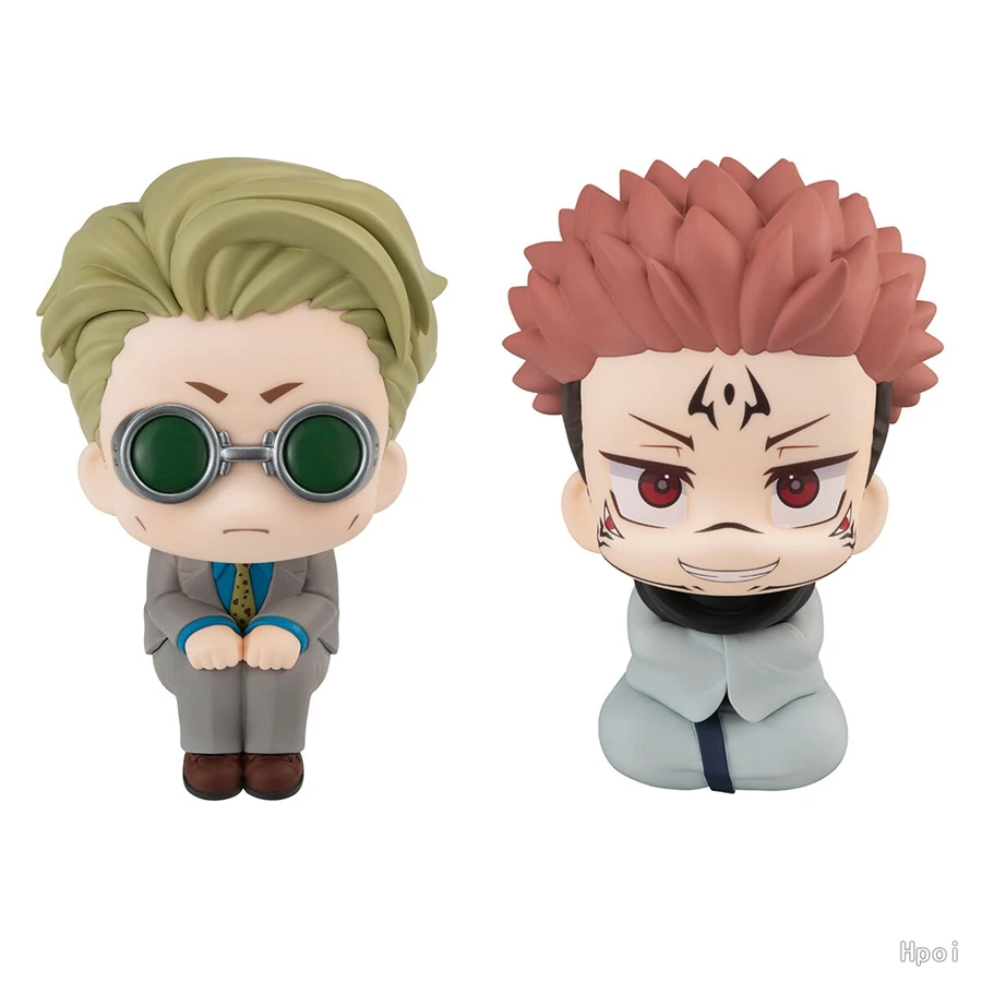 10 センチメートル呪術廻戦アニメフィギュアルックアップ Q バージョン五条悟/Geto Suguru アクションフィギュア伏黒刀司/乙骨憂太置物