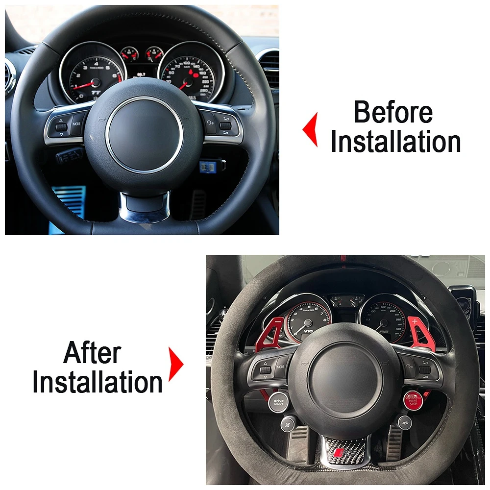 Lái Ô Tô Mái Chèo Mở Rộng Sang Số Cho Xe Audi A4 B8 A3 8P S3 A5 A6 S6 C6 Q5 A8 r8 TTS MK2 8J Avant DSG Tạo Kiểu