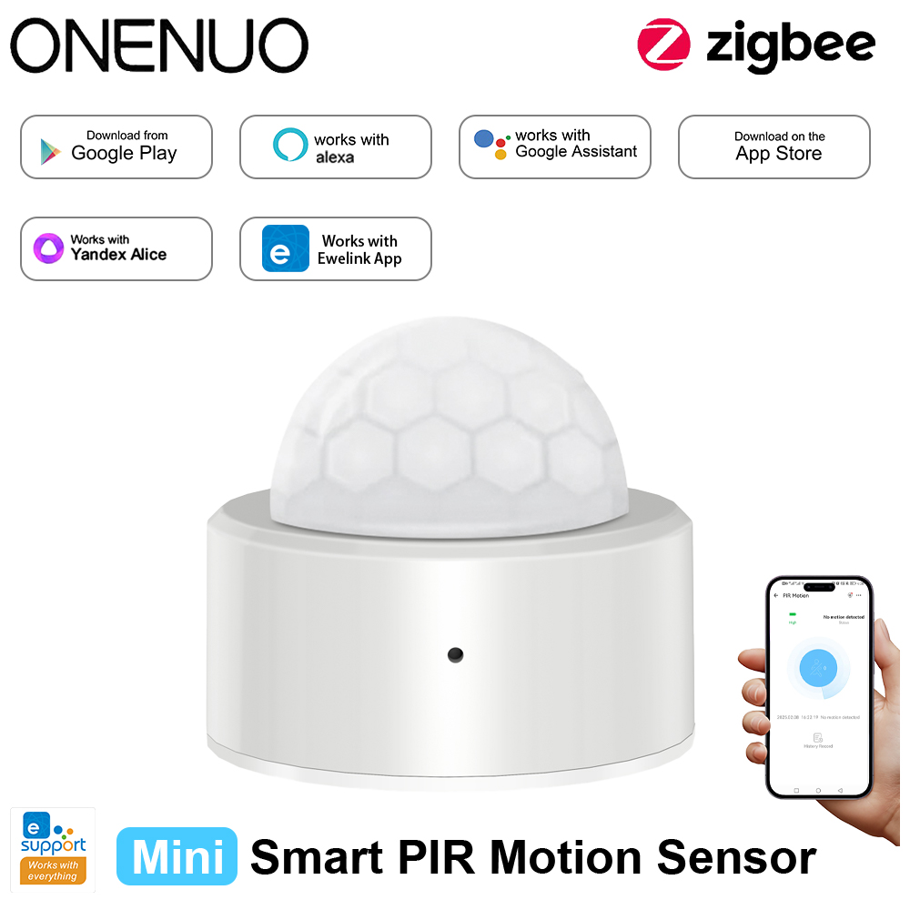 EWelink Zigbee With/No A Stand Pir Motion Sensor Movement Human Body Infrared Detector Security Alarm Sensor Works With APP