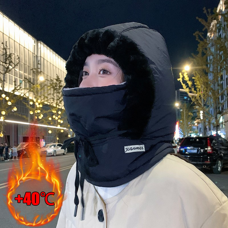 Balaclava เย็นสภาพอากาศ Windproof Ski Visor ฤดูหนาว Breathable Thermal Face Mask คออุ่นผ้าพันคอหมวกกันน็อกขี่จักรยานคออุ่น