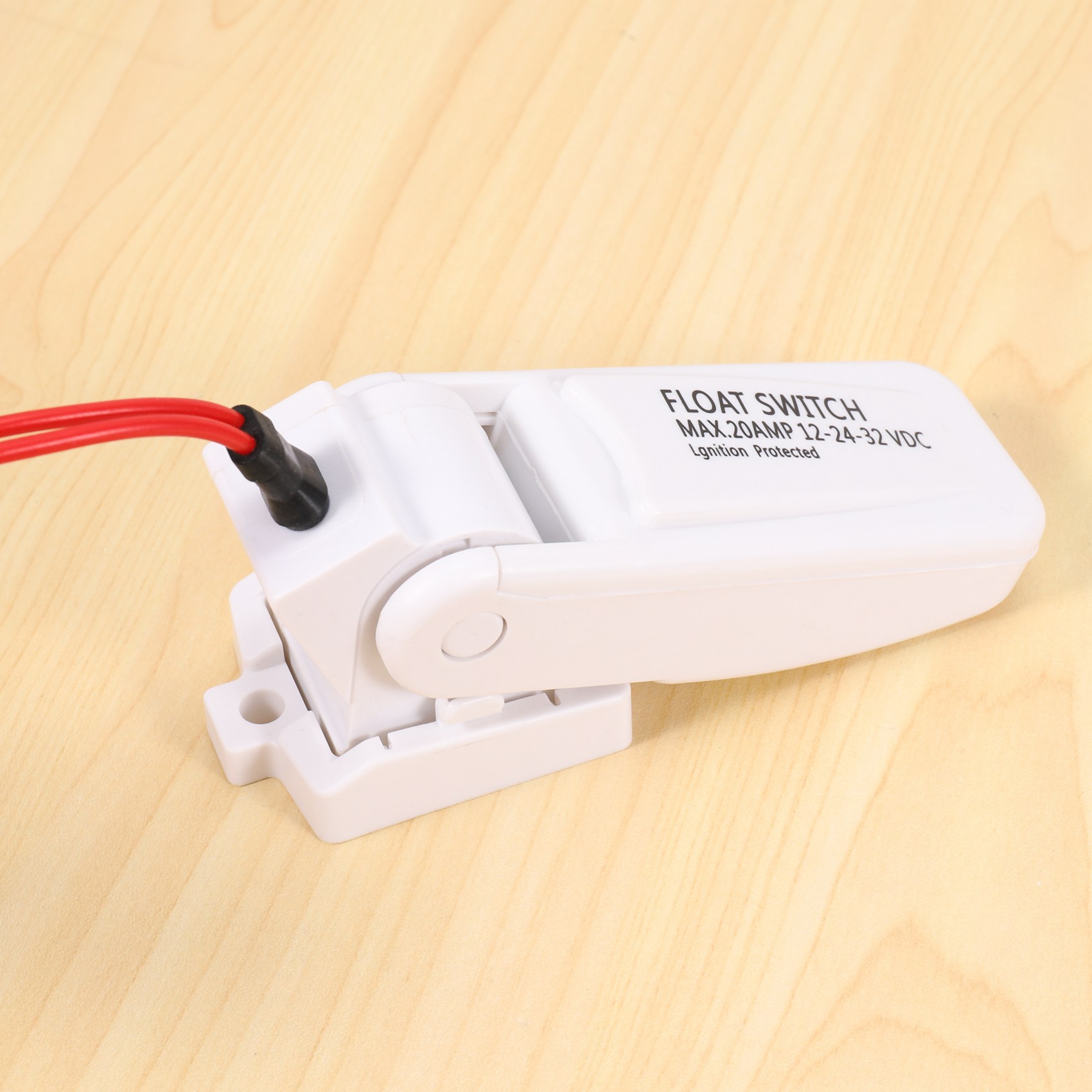 BABQ Bilgenpumpen-Schwimmerschalter, automatisch, 12 V, 24 V oder 32 V, für Boot, Yacht, Wohnwagen, Camping, Marine, Angeln, Wasserpumpe, automatisches EIN/AUS