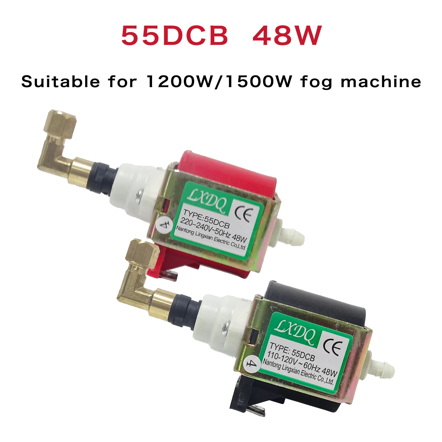 スモークオイルポンプ 55DCB 48W 40DCB 31W 30DCB 18W 110V または 220V フォグマシン部品用のさまざまなモデル電磁ポンプ