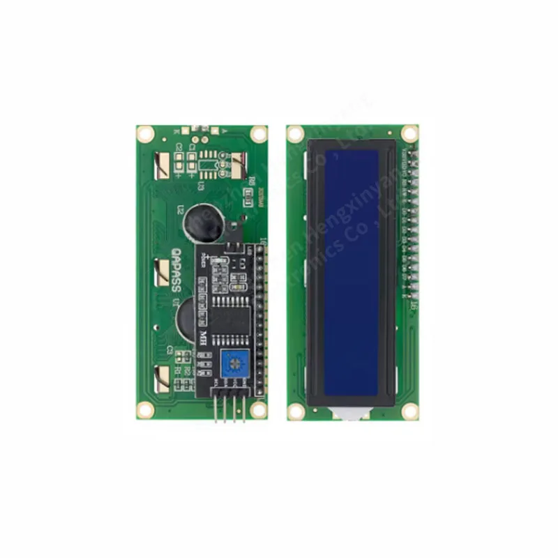 1pcs LCD1602 1602 LCD module màu xanh/vàng màu xanh lá cây Màn hình 16x2 nhân vật LCD hiển thị pcf8574t pcf8574 IIC I2C giao diện 5V cho ardui