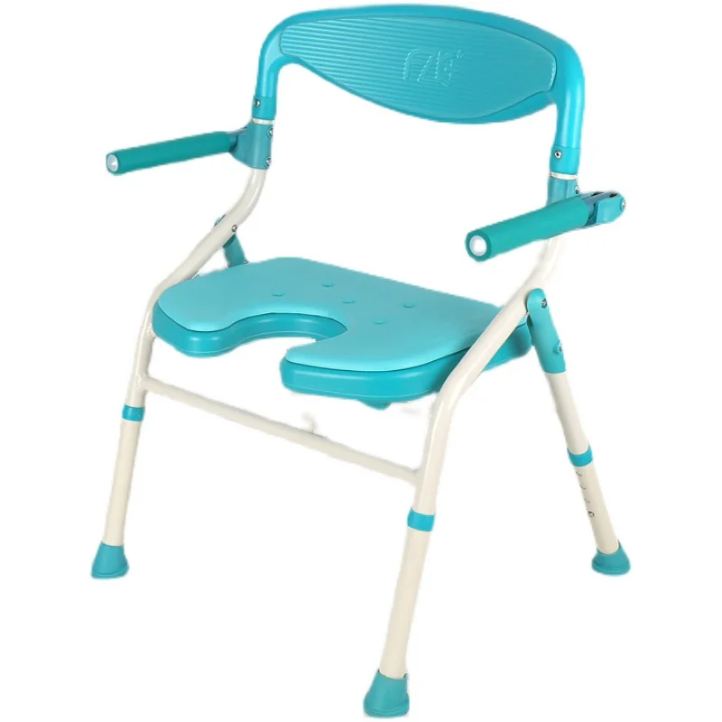 Folding Crutch Stool Senior Chair Rest Stool Shower Senior Chair Portable Additional Sponge Duschstuhl Mit Ruckenlehne Furniture