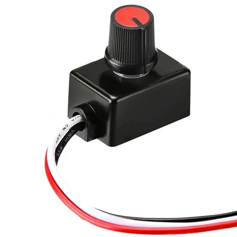 Universal Dimmer Switch 12-24V Low Voltage Light Strip Dimmer For LED RV Lights Interior, Truck Ceiling Lights Strip-B12B