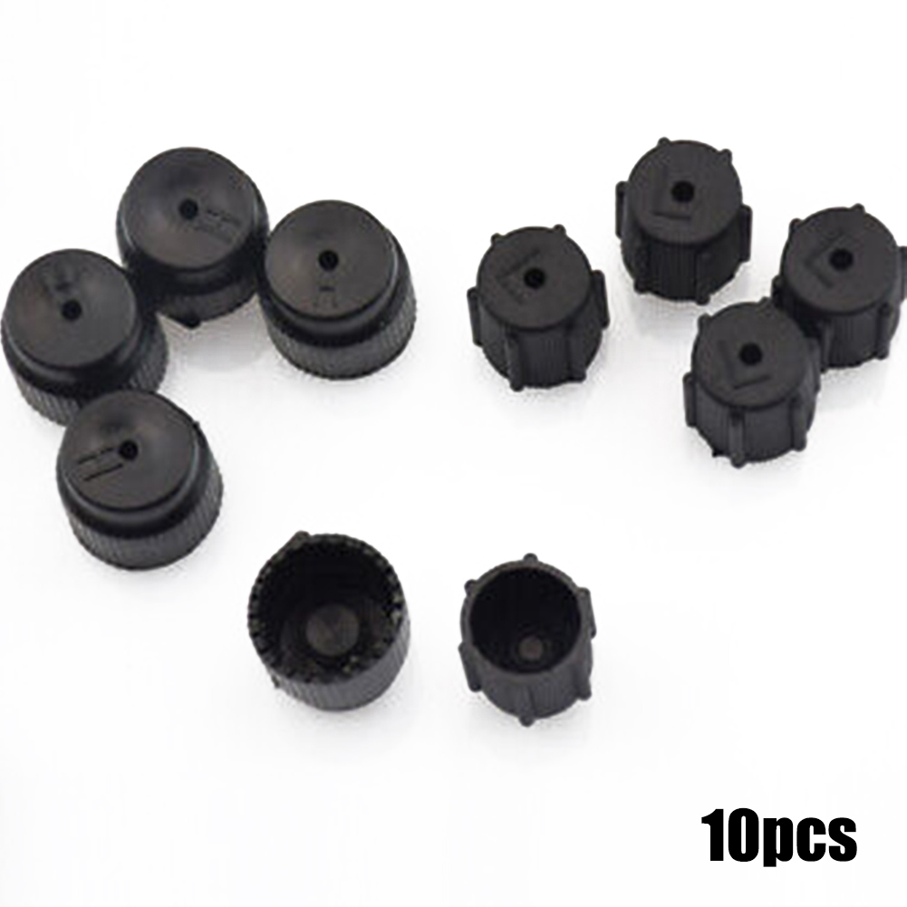 10 X R134a Airconditioning Cap AC Afdichting Cap 5 stks Hoge Druk 16mm + 5 stks Auto Poort Opladen AC Systeem Caps Accessoires
