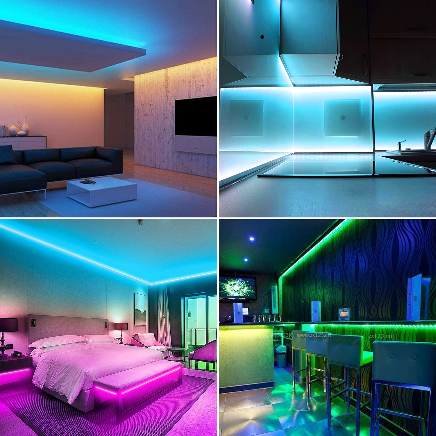 COB LED Strip 5V 12V 24V High Brightness 320LEDs/m COB LED Tape 3mm 5mm 8mm Light Bar White 4000K Warm White Red Green Blue