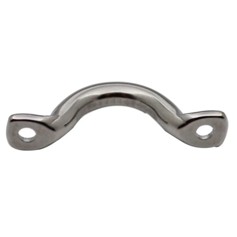 ステンレス鋼パッドアイストラップ,ボートドア,プルハンドル,ハードウェアノブ,ヨット,出荷,ドアノブ,4mm, 5mm, 6mm, 10個