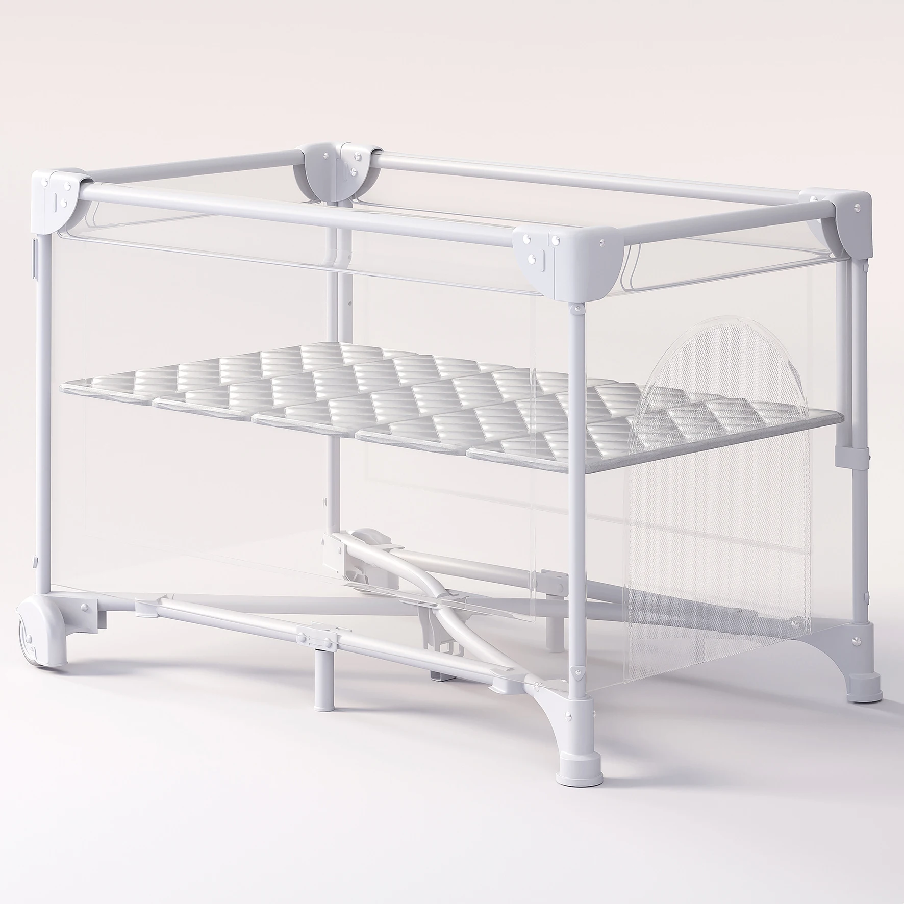 Cama de bebê portátil berços com mesa de fraldas berço de sono do bebê multifuncional cercadinho berço