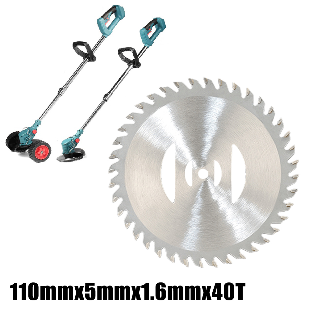 4.4inch 40Teeth Wheel Lawn Mower Saw Blade Cutting Disc Grass Trimmer Head Cutter Alloy Blade Garden Power Tool Accessories