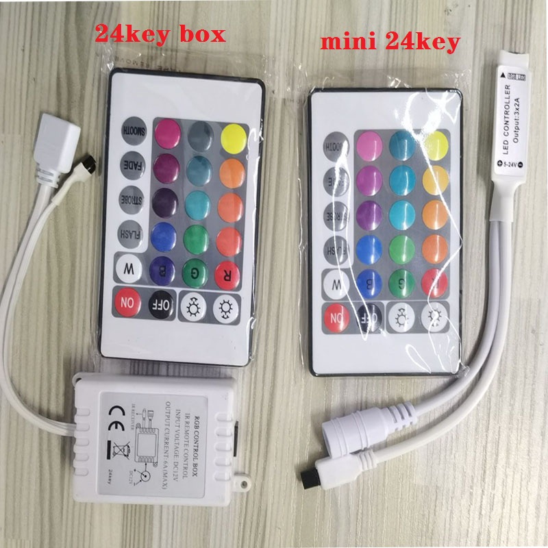 Mini 3/11/17/24/40/44 Schlüssel IR Fernbedienung Wireless Controller Wifi LED RGB Controller DC12V MIni Wif Für LED Streifen Licht 3528 5050 RGB