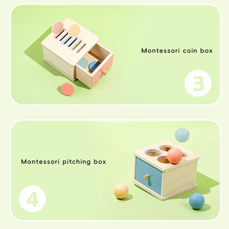 Wooden Color Shape Sorting Toys Drawer Box Busy Board Matching Game Fine Motor Sensory Toys Montessori Learning For Baby Gifts