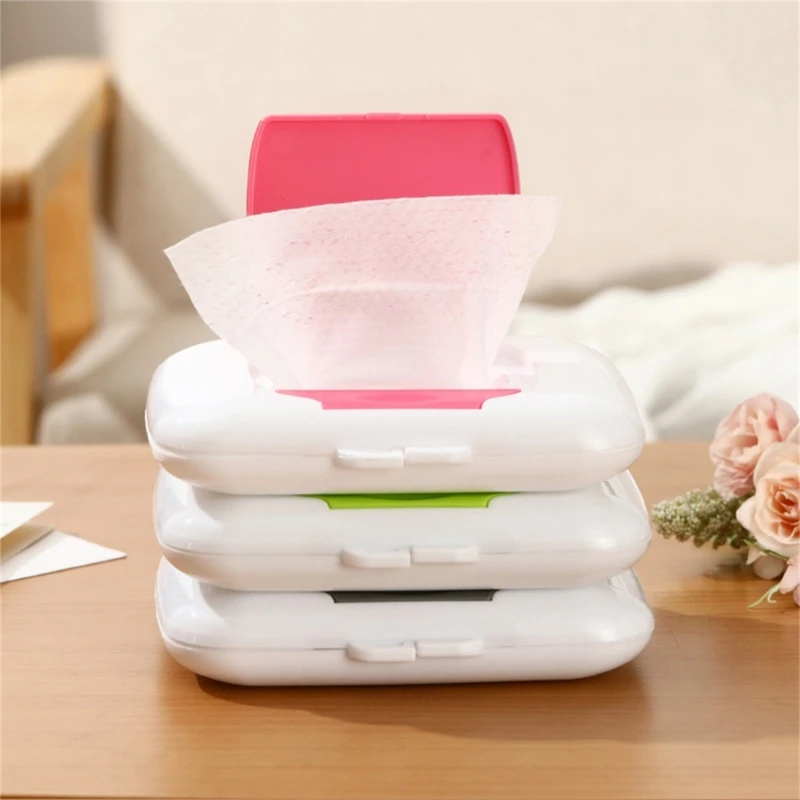Soporte para toallitas recargables, contenedor toallitas húmedas viaje reutilizable, caja colgante para toallitas para