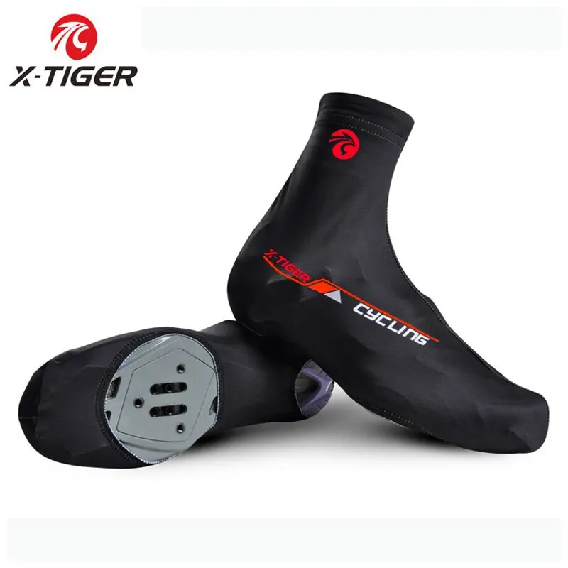 X-TIGER ถุงหุ้มรองเท้าผ้าขนแกะกันหนาวสำหรับขี่จักรยาน MTB สำหรับผู้หญิงผู้ชายรองเท้าสำหรับแข่งรถบนถนน