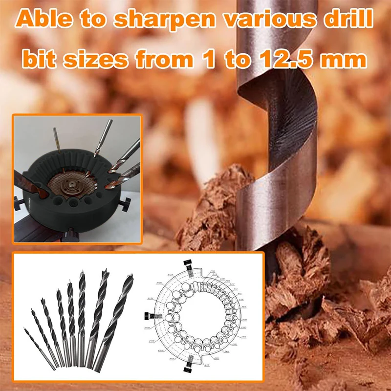 Drill Sharpener Grinder Bit Multi-specification Drill Bit Grinding Portable Drill Power Abrasive Tools for Grinding  1-13mm