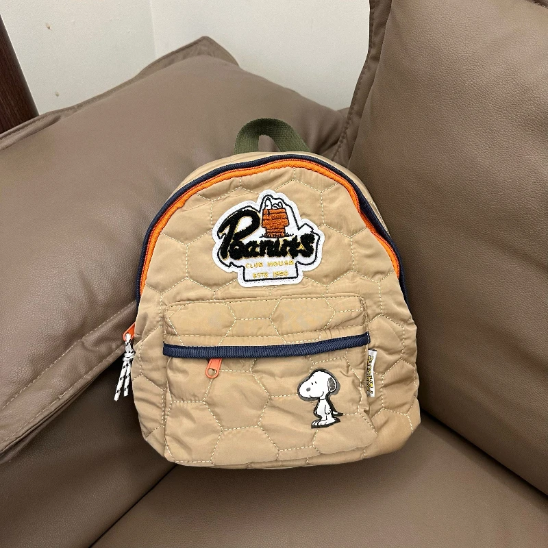 2025 nueva moda bolso para niños lindo niños pequeños maní cómic Snoopy viaje mochila ligera
