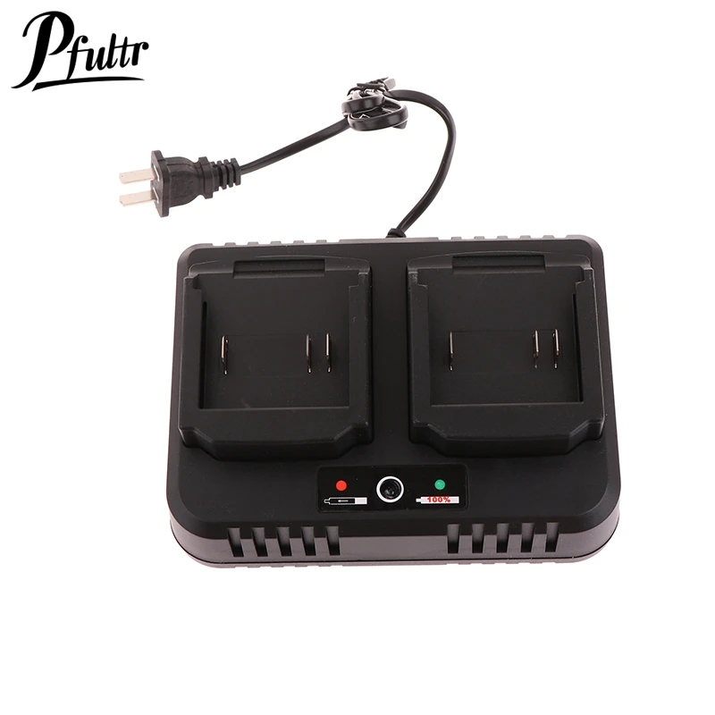 Cargador de batería de dos plazas 2.0A de repuesto para amoladora de taladro eléctrico 18V 21V Li-ion BL1415 BL1420 BL1815 BL1830 BL1840 BL1860