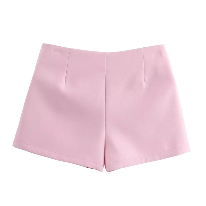 TRAF 2024 Roze Witte Minirok Vrouw Mode Boog Skort Voor Vrouwen Zomer Slit Korte Rok Vrouw Split Hoge Taille Rok shorts