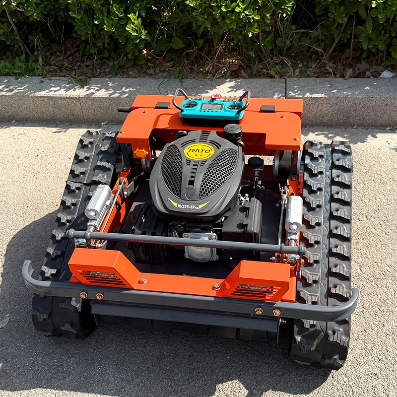 Customized Factory Sales Mini Automatic Small Remote Control Self-propelled Crawler Lawn Mower