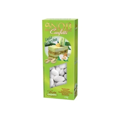 Prażone migdały w czekoladzie pistacjowej Confetti al gusto Pistacchi 150g - SNOB