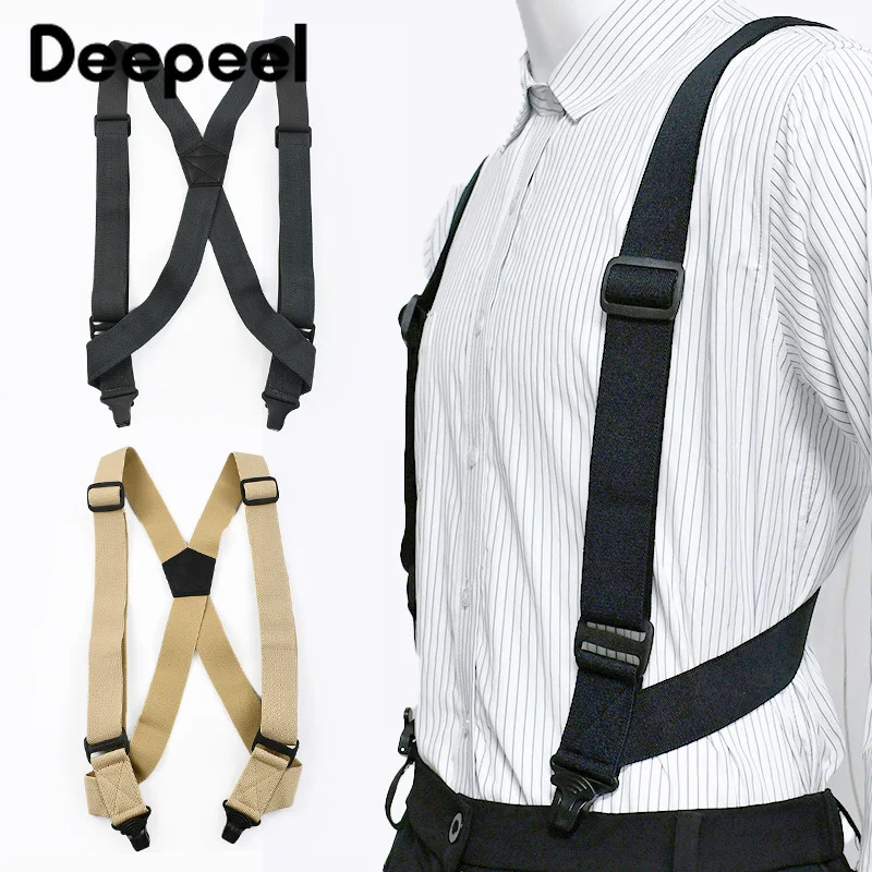 3.8*125cm Men's Suspender Y Style Trousers Braces for Belt Shirt Pants Elastic Adjustable Suspenders Wedding Accessories