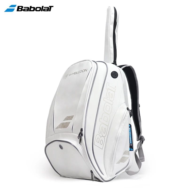 Mochila para raqueta De tenis Babolat, duradera, paquete De 2, bolsa para raqueta De tenis De PU para Squash De Padel con compartimento para zapatos, bolsa deportiva