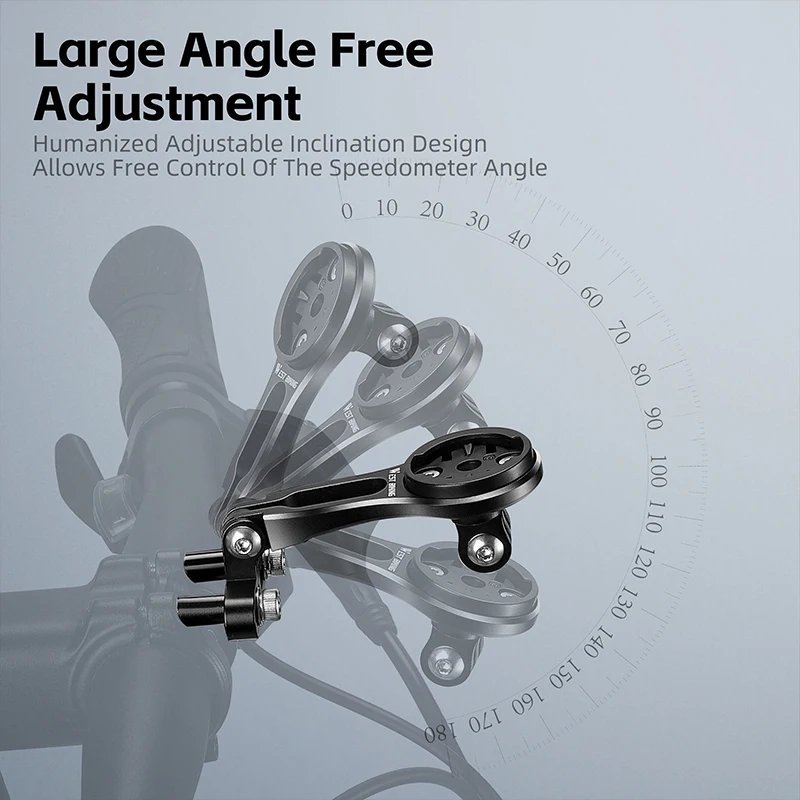 WEST BIKING Bike Bracket Front Light Lamp Holder Aluminum Alloy Extension Holder for Bicycle Computer Wahoo Bryton Garmin Bracke