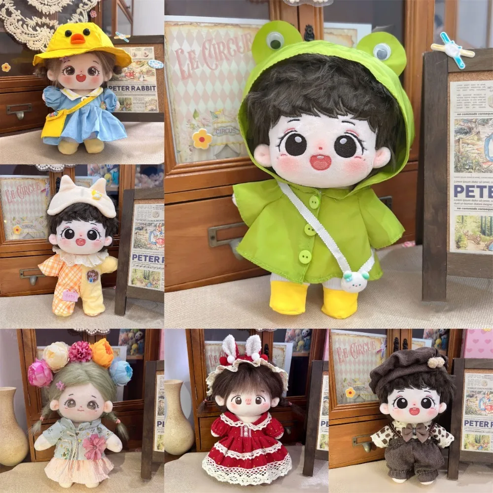 20 ซม.ตุ๊กตาสวยเสื้อผ้าMulticolorเปลี่ยนชุดMiniatureชุดน่ารักเปลี่ยนDressingเกมตุ๊กตาอุปกรณ์เสริม