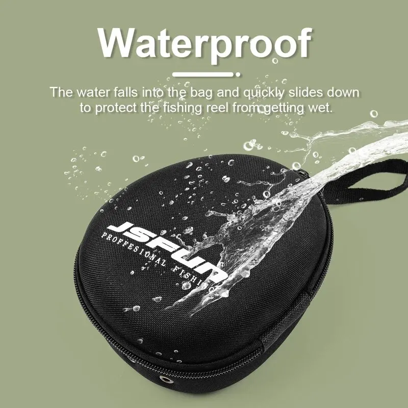 Portable EVA Fishing Reel Bag Protective Case Cover For Drum/Spinning/Raft Reel Fishing Pouch Bag Fishing Accessories