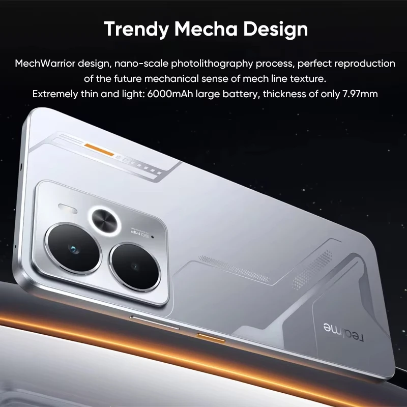[Programma Pioneer] smartphone realme 14 5G Snapdragon ®   6 Gen 4 Chipset 6000mAh Batteria 45W Carica 120Hz Display AMOLED IP69 NFC