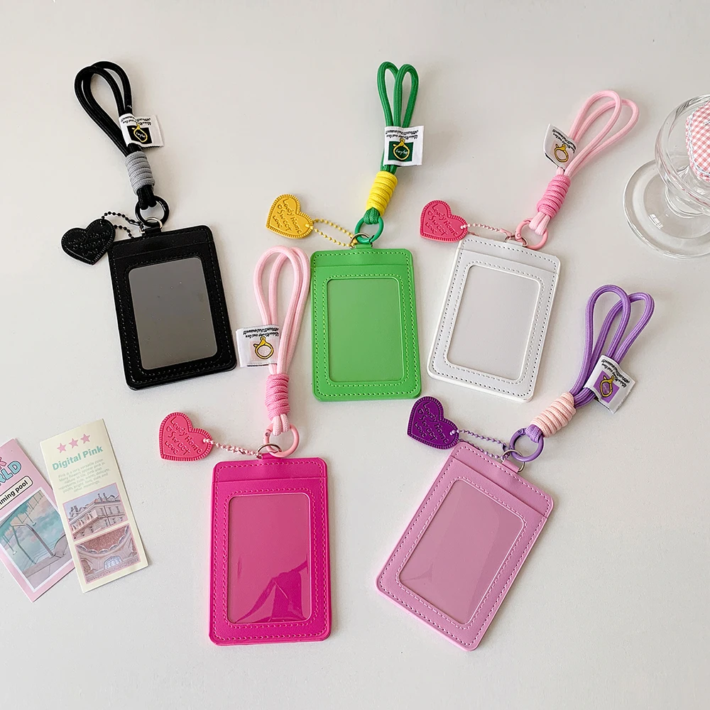 Kpop Fotokartenhalter Kredit ID Karte Schutzhülle Foto Display Halter Tasche Anhänger Schlüsselanhänger
