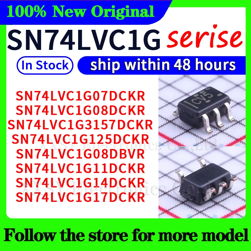 SN74LVC1G07DCKR SN74LVC1G08DCKR SN74LVC1G125DCKR SN74LVC1G3157DCKR SN74LVC1G11DCKR SN74LVC1G08DBVR SN74LVC1G14DCKR SN74LVC1G17