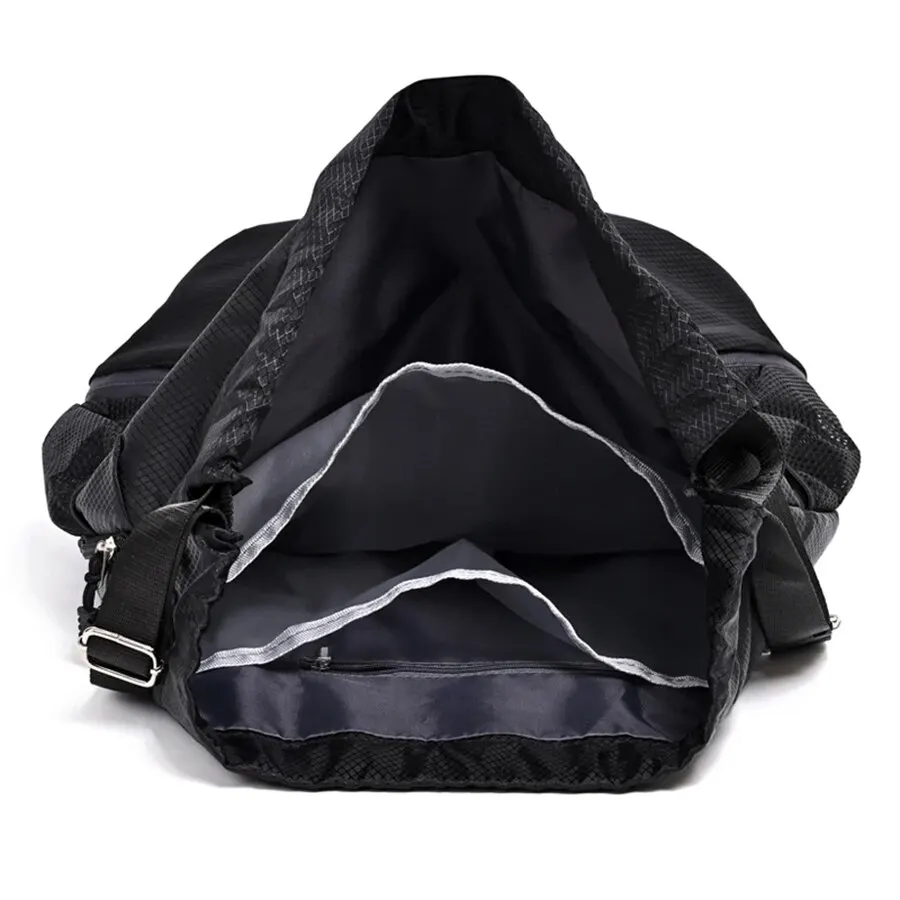Saco de ginásio mochila de fitness das mulheres dos homens basquete mochila ao ar livre futebol sacos de armazenamento treinamento cordão esportes mochila