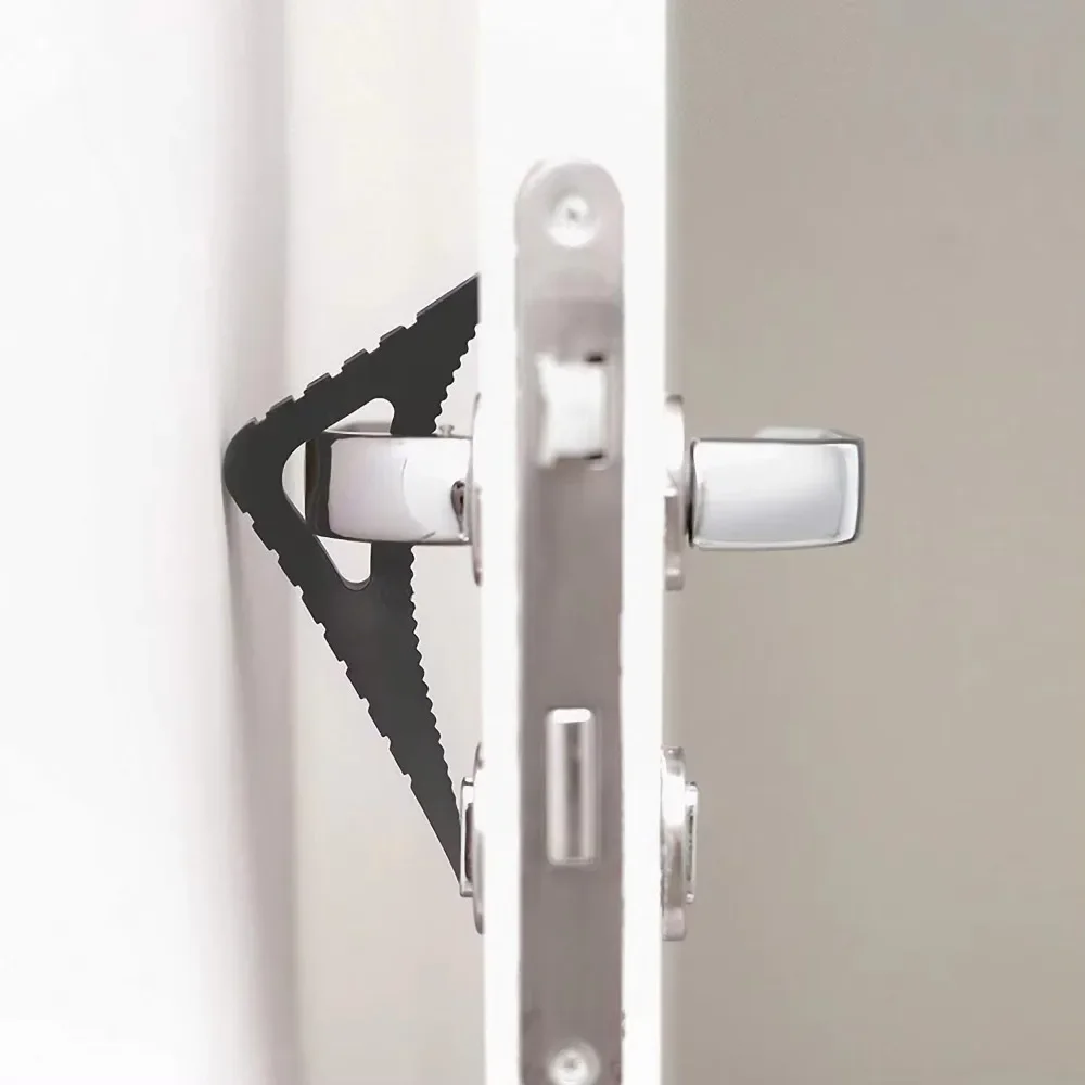 Rubber Door Stopper Reusable Floor Block Door Wedge Doorstops Home Window Limiter Home Office Anti-collision Door Stops Stopper