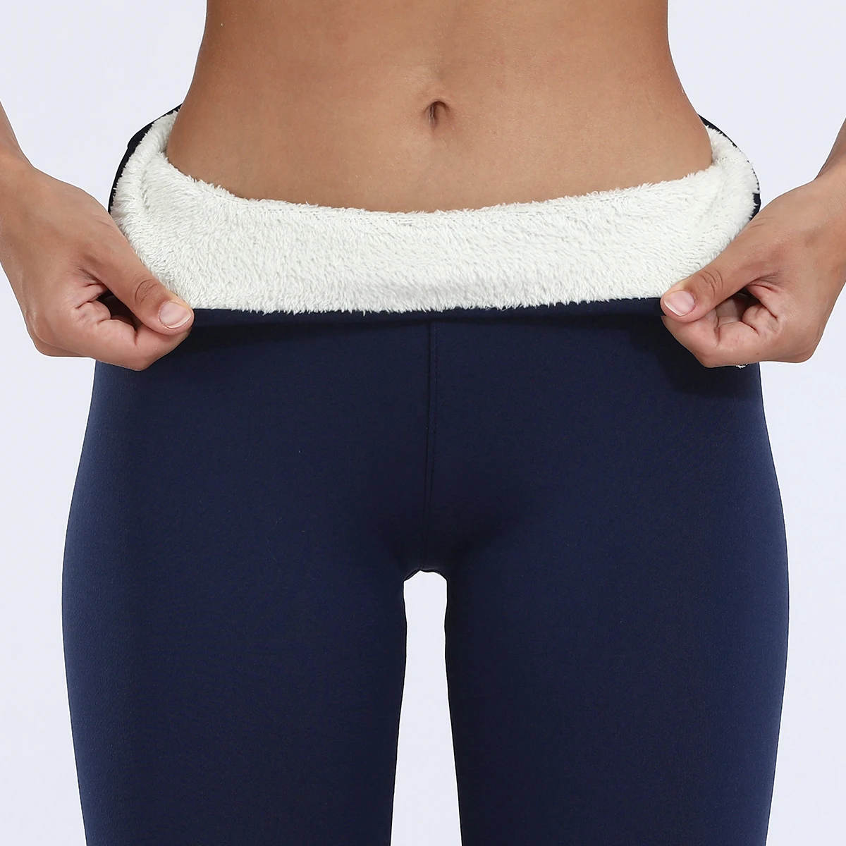 CHRLEISURE Winter Warme Frauen Dicke Verdicken Leggings Fleece Hosen Weibliche Thermische Leggings Strumpfhosen Sexy Hohe Taille Dehnbar