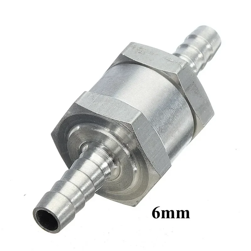 One Way 6/8/10/12/14/16 มม.6 ขนาดวาล์วอลูมิเนียมการใช้ Non Return Check Valve One Way Fit คาร์บูเรเตอร์ขายส่งราคา