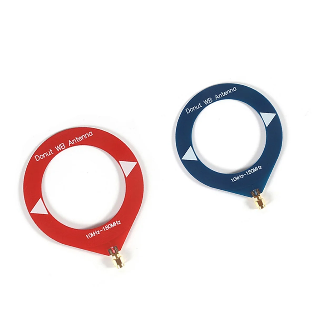 BABQ Donut Broadband Antenna 10kHz-180MHz เสาอากาศ MINI LOOP เสาอากาศสําหรับวิทยุ Walkie Talkie SDR สีฟ้า