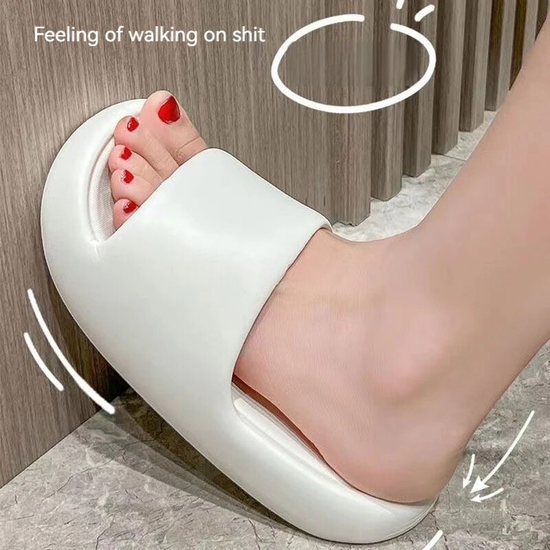 Chinelos de interior antiderrapantes para homens e mulheres, brancos, secagem rápida, spa, banheiro, chuveiro