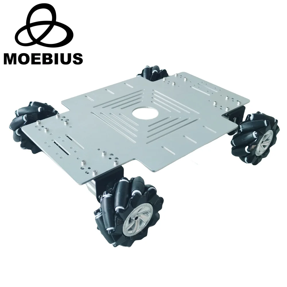 15kg Last 4WD 80mm Mecanum Rad Roboter Auto Chassis Kit mit DC 12V Encoder Motor für Arduino Himbeer Pi DIY Projekt Stiel Spielzeug