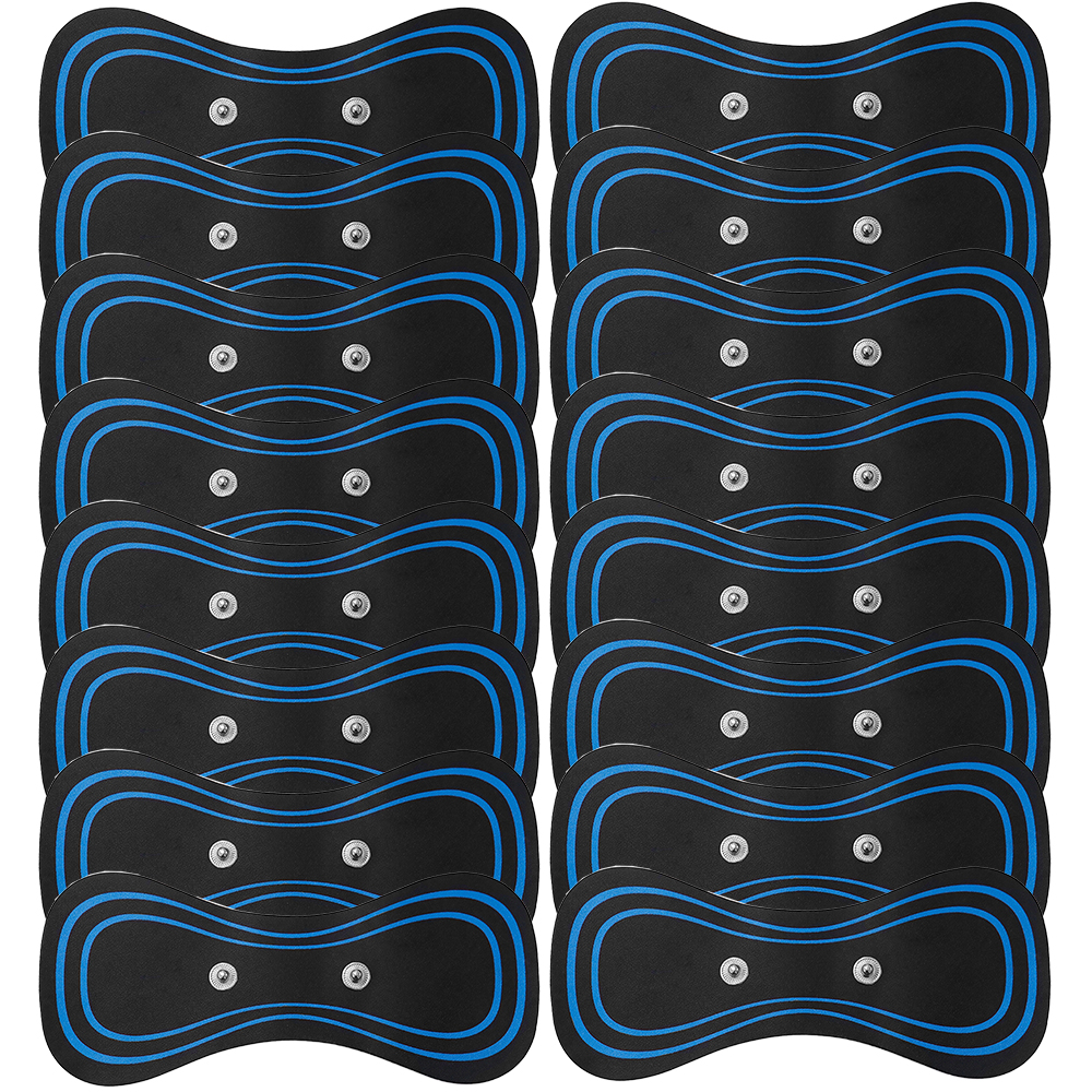 10/20 Stuks EMS Nekmassage Patch Vervanging Trainer Hip Exerciser Afslanken Tientallen Body Massager Gel Pads Spierstimulator sticker